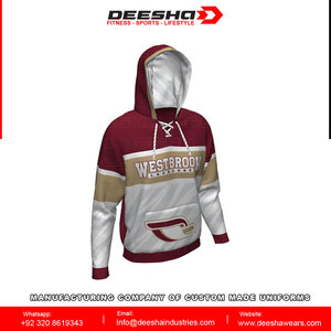 Conçu sur mesure hommes Sport français polaire sweats à capuche sweats hiver Gym Fitness utiliser ODM approvisionnement équipe Logo lettre sublimée - Product Image 2