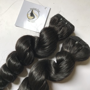 Extensiones de cabello humano vietnamita con cutícula virgen, accesorio de buena calidad, sin caída, ondulado y suelto - Product Image 2