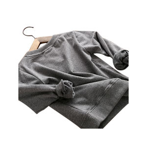 Sudadera personalizada para hombre, de alta calidad, 100% algodón, con cuello redondo, de gran tamaño, Lisa - Product Image 2