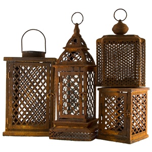 โคมไฟแฮนด์เมดตกแต่งงานแต่งงานกล่องพิมพ์โลหะโบราณตัวอย่างที่มีอยู่ตกแต่งวันหยุดที่ชัดเจนยุโรป MOQ 200ชิ้นใน; 34648 - Product Image 1