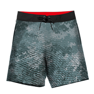 Shorts de Baño para Hombre con Estampado de Escamas de Pescado, Secado Rápido, 100% Poliéster, UPF 50, Traje de Baño para Pesca, Ropa de Playa de Alto Rendimiento - Product Image 2