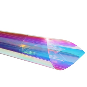 <span class=keywords><strong>Film</strong></span> décoratif auto-adhésif PET 2 mil effet arc-en-ciel moderne irisé pour vitres de bâtiment - Product Image 4