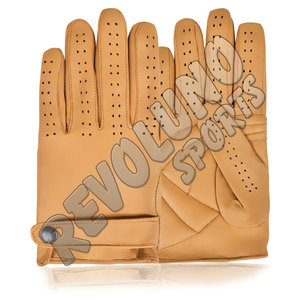 ถุงมือขับรถหนังแพะอบอุ่นสำหรับฤดูหนาว - Product Image 5