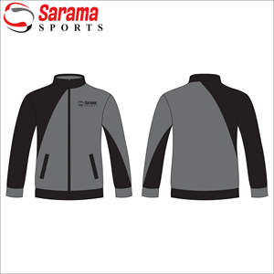 เสื้อแจ็กเก็ตโค้ชโพลีเอสเตอร์สำหรับผู้ชายพิมพ์โลโก้แบบกำหนดเองด้านหน้าผ้าไนล่อนกันลม - Product Image 3