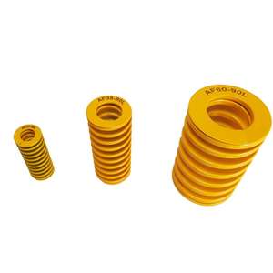 Muelle de compresión estándar para troquel y Molde, amarillo, carga más ligera ISO 10243 - Product Image 1