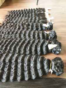 Perruque full lace wig cheveux vierges à Double trame, perruque frontale complète à ondulation profonde, cuticules vietnamiennes alignées, le vendeur de lau - Product Image 2