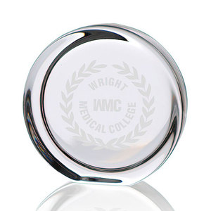 Logotipo personalizado, grabado de texto, promocional, papel de cristal de Lucite transparente Acrílico - Product Image 3