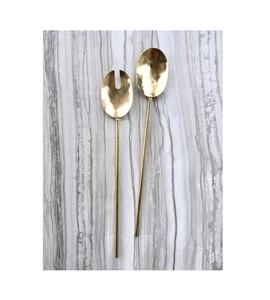 Cuillère en laiton Ustensile de cuisine Cuillère à louche à soupe Cuillère à long manche pour un design simple - Product Image 5