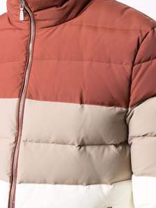 Meilleure qualité adulte décontracté hiver extérieur rembourré Bomber veste personnalisé haute rue avant à capuche col montant tendance mode - Product Image 4