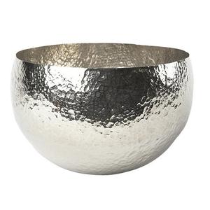 Decorative Leaves Serving <b>Bowls</b> in <b>Silver</b> Aluminum Serving <b>Bowls</b> for Home Use and Home Decor and Food Serving - Product Image 3