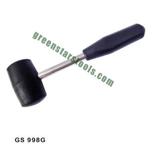 Herramientas de joyería GS 998G, mazo de goma con mango de acero y agarre de plástico para martillar joyas - Product Image 1