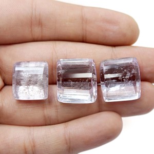 Forma de rectángulo de piedra cortada kunzita natural 18X16MM a 21X16MM aprox. - Product Image 2