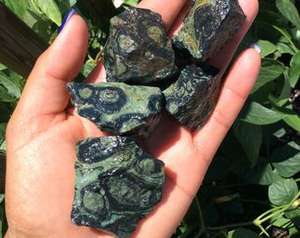 Pierre précieuse brute de jaspe Kambaba à des fins de yoga et de méditation à bas prix - Product Image 3