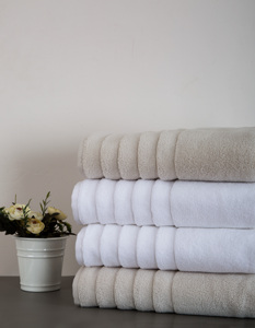 ผ้าขนหนูไมโครคอตตอน 100% คุณภาพสูง สวมใส่สบาย ซึมซับน้ำได้ดี แห้งเร็ว ผ้าขนหนูตุรกี - Product Image 5