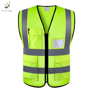 Chaleco de seguridad ligero de alta calidad hecho a medida 2022, Material de poliéster a prueba de agua para trabajar al por mayor - Product Image 2