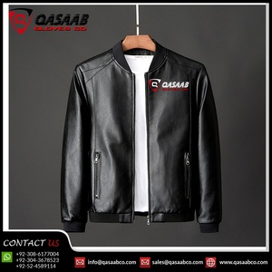 Nouvelle arrivée - Veste en cuir tendance printemps-automne - Veste en cuir noir - Veste en cuir pour homme - Vestes en cuir pour hommes - Product Image 3