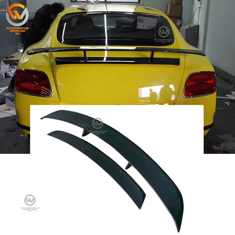 Alerón trasero GT de fibra de carbono, para Bently GT 2014 UP