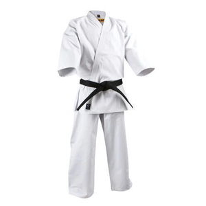 Kimono de karaté de couleur blanche, uniforme de karaté 100% coton uniforme de karaté Blue Tradition - Product Image 3