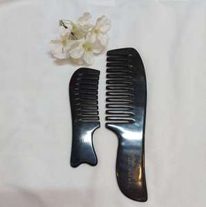 HORN HAIR <b>COMB</b> - Horn <b>Comb</b> Factory <b>Hot</b> Sale Custom Logo And Made By 100% Natural Buffalo Horn <b>Comb</b> - Product Image 6