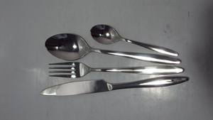 Juego de cubiertos reutilizables de lujo con Logo, acero inoxidable 304, espacio personalizado, regalos de fiesta de negocios clásicos, venta al por mayor - Product Image 5