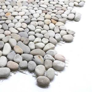 Mini cream pebble tile flooring - Product Image 2