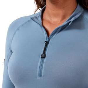 In Demand Mujeres Camisas de equitación Baselayer Top Show Shirt Ropa deportiva Ropa ecuestre personalizada Venta al por mayor Camisa de equitación - Product Image 2