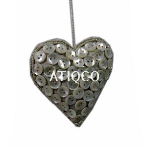 Modern Stylish X-Mas <b>Hanging</b> Cloth Star Beads Ornament <b>Christmas</b> <b>Tree</b> Decorations - Product Image 5