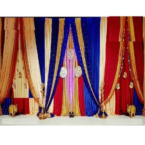 Attractive Colorful Backdrop Drapes Decoration Exclusive Wedding Event Decor Backdrop Curtains Awesome Wedding Backdrops Curtain - Product Image 1