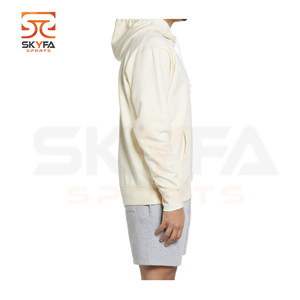 เสื้อฮู้ดผ้าฝ้ายแขนยาวสำหรับผู้ชาย,พิมพ์โลโก้แบบกำหนดเองสีดำแฟชั่น - Product Image 2