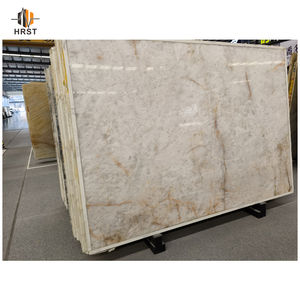 Lastra di marmo di grandi dimensioni in quarzo naturale di Cristallo puro marmo pietra retroilluminata per piano bagno personalizzato - Product Image 6