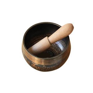 ชามสำหรับร้องเพลงสีทองทองเหลืองสีดำ - Product Image 2
