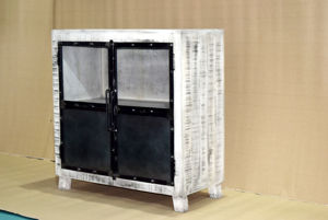 Muebles modernos para el hogar, sala de estar, hotel, hospital, acabado antiguo, gabinete de madera de mango macizo, muebles de dormitorio industriales vintage - Product Image 5