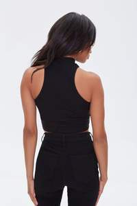 Top Corto de Algodón Blanco para Yoga, Estilo Veraniego, Cuello Redondo, Sin Mangas, de Buena Calidad para Mujer - Product Image 2