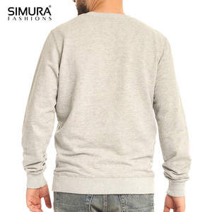 เสื้อสเวตเชิ้ตผู้ชาย ดีไซน์ทันสมัย บริการ OEM รับทำโลโก้ ผ้าโพลีเอสเตอร์เทอร์รี่ ขายส่ง - Product Image 2