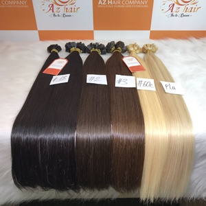 100% Extension de cheveux Remy humains avec pointe plate kératine cuticule vierge longue durée alignée du Vietnam - Product Image 2