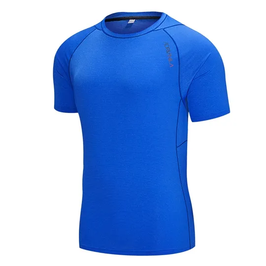 Custom Breathable Dry Fit T-Shirt Blank Plain Sport Running Fitness Men Tshirt Mens Tee Tops Men's Short Sleeve T Shirt