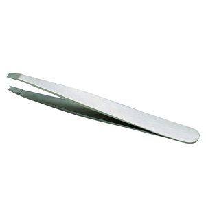Pinzas para cejas de acero inoxidable, pinzas de Punta inclinada de precisión para dar forma a las cejas y depilación - Product Image 2