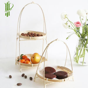 Plateau de service en bambou de haute qualité, plateau à fruits, pour restaurant, plateau de restauration rapide au VIetnam, 2022 - Product Image 4