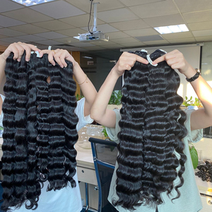 RawHair — perruque naturelle lisse, 100 cheveux humains non traités, cuticules, tissage direct - Product Image 1