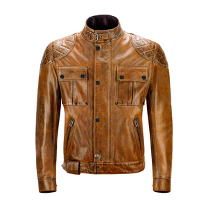 Veste en cuir de moto coupe-vent de haute qualité pour hommes vente en gros meilleur prix vêtements de sport pour motards vêtements de course confortables - Product Image 5