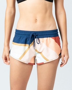 กางเกงว่ายน้ำบอร์ดชอร์ตเอวสูงสำหรับผู้หญิง ชุดว่ายน้ำแทนกินีพร้อมกระเป๋า - Product Image 2