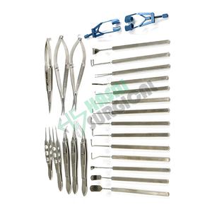 CE ISO Aprobado Top de nuestras producciones Productos más vendidos 24 PCs kit quirúrgico oftálmico de acero inoxidable fino - Product Image 4