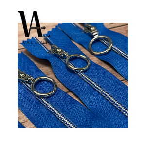 #3 Vacuum Metalizing nylon zipper with Exquisite Circle puller - Product Image 4