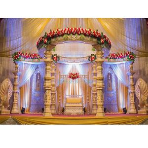 Ravishing Mandap Decor for Indoor Weddings Telugu Wedding Decoration Traditional Mandaps Trending Tamil Wedding Mandapam Decor - Product Image 1