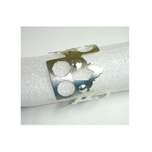 Anillo de Servilleta de Malla Metálica de Calidad Superior, Elegante y Premium, para Bodas y Fiestas, Anillo de Servilleta Metálico Económico y Razonable - Product Image 1