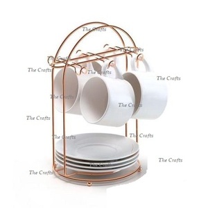 Fantastique Design fer or couleur porte-gobelet pour dessus de table et cuisine décoration porte-verre à bas prix - Product Image 3