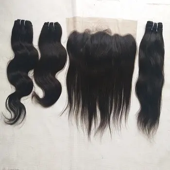 Популярные красивые волнистые пучки бразильских человеческих волос, пучки с застежкой, необработанные натуральные малазийские прямые волнистые волосы