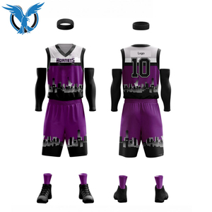 Uniforme de baloncesto para hombre, ropa deportiva de buena calidad con estampado personalizado, último diseño - Product Image 5