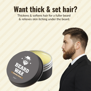 ขี้ผึ้งเคราสำหรับการดูแลและการเจริญเติบโตเชียบัตเตอร์ขี้ผึ้งจัดแต่งทรงผมให้ความชุ่มชื้นหนวดเคราบาล์มสำหรับผู้ชายฉลากส่วนตัว - Product Image 4