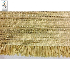 Viền Tua Rua Vàng Chất Lượng Cao Bán Buôn Viền Vàng Tùy Chỉnh Từ 2Cm Đến 8Cm Viền Vàng Tùy Chỉnh Trực Tiếp Từ Nhà Máy Để Trang Trí Cờ - Product Image 6